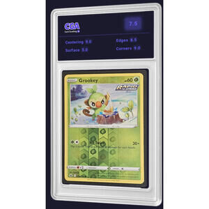 Chilling Reign Reverse Holo Grookey 016/198 Pokémon TCG - CGA 7.5 Digital Grade